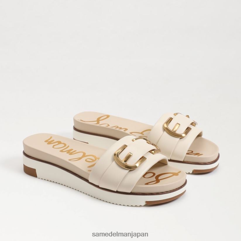 jp_sam_edelman_e5a5b3e680a7_e382a2e383a1e383aae382a2_e382b9e383a9e382a4e38389e382b5e383b3e38380e383ab_e383a2e38380e383b3e381aa.jpg jp Sam Edelman 女性 アメリア スライドサンダル モダンなアイボリー 4NFV0P509 履物 - Image 1