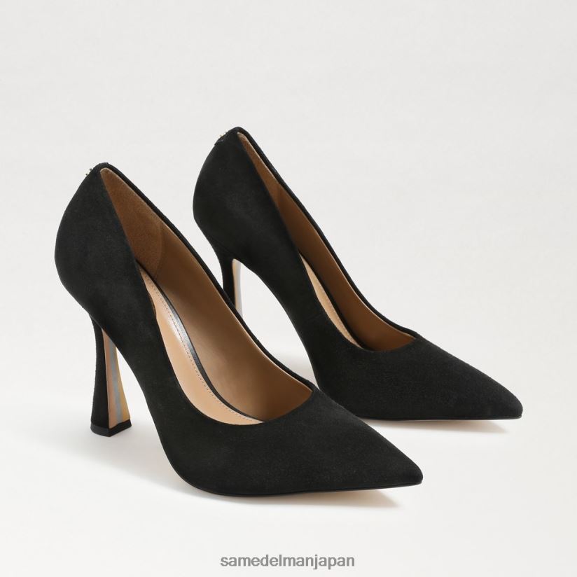 jp_sam_edelman_e5a5b3e680a7_e382a2e383b3e38388e3838be382a2_e3839de382a4e383b3e38386e38383e38389e38388e382a5_e38391e383b3e38397.jpg jp Sam Edelman 女性 アントニア ポインテッドトゥ パンプス 黒いスエード 4NFV0P841 履物 - Image 1