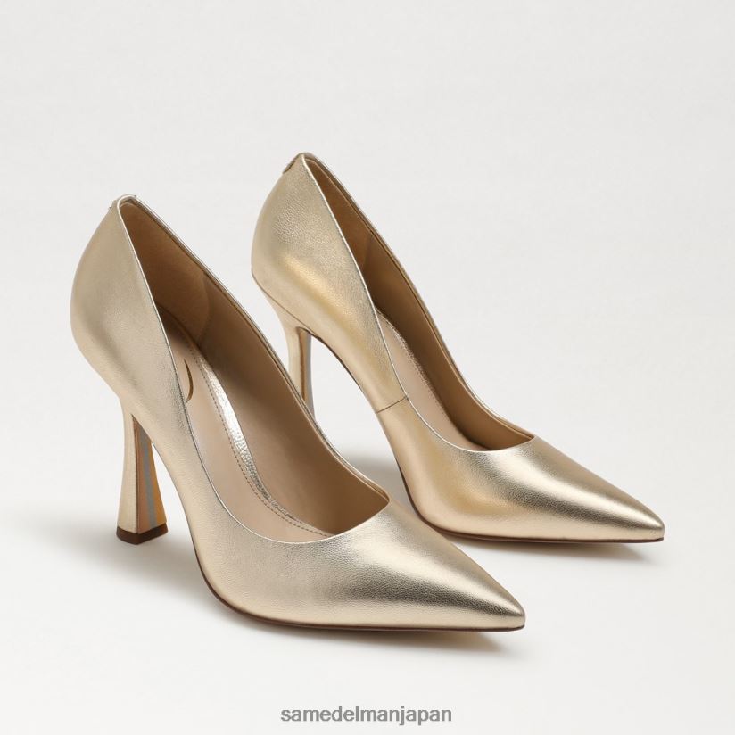 jp_sam_edelman_e5a5b3e680a7_e382a2e383b3e38388e3838be382a2_e3839de382a4e383b3e38386e38383e38389e38388e382a5_e38391e383b3e38397.jpg jp Sam Edelman 女性 アントニア ポインテッドトゥ パンプス 金箔 4NFV0P836 履物 - Image 1