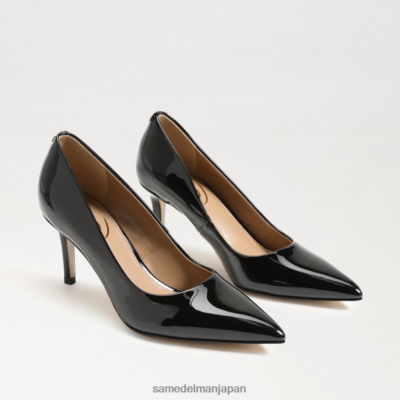 jp_sam_edelman_e5a5b3e680a7_e382a6e382a3e383bce383b3_e382ade38388e382a5e383b3_e38392e383bce383ab_e3839de383b3e38397_e38396e383.jpg jp Sam Edelman 女性 ウィーン キトゥン ヒール ポンプ ブラックパテント 4NFV0P213 履物 - Image 1