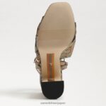 jp Sam Edelman 女性 クリステンのプラットフォームヒール ブロンズマルチ 4NFV0P817 履物 - Image 6