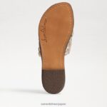 jp Sam Edelman 女性 グリフィン織りスライドサンダル ジュートレザー 4NFV0P636 履物 - Image 6
