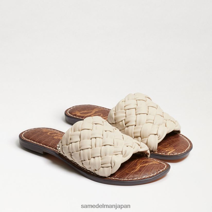 jp_sam_edelman_e5a5b3e680a7_e382b0e383aae38395e382a3e383b3e7b994e3828ae382b9e383a9e382a4e38389e382b5e383b3e38380e383ab_e383a2.jpg jp Sam Edelman 女性 グリフィン織りスライドサンダル モダンなアイボリーレザー 4NFV0P634 履物 - Image 1