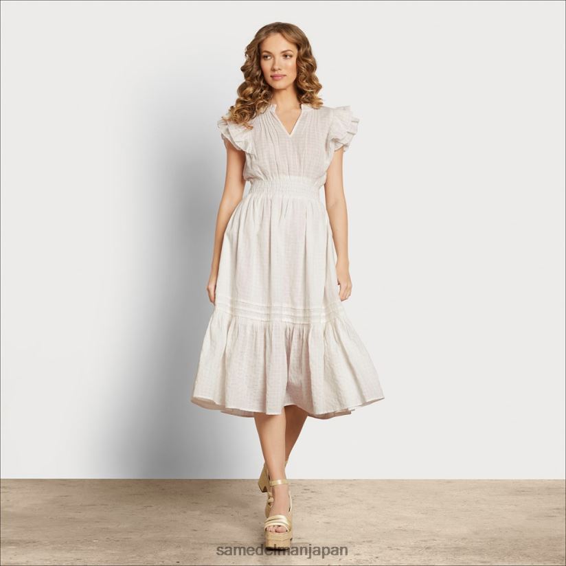 jp_sam_edelman_e5a5b3e680a7_e382b1e383b3e3838a_e3839fe38387e382a3e38389e383ace382b9_e382afe38381e3838ae382b7_4nfv0p1101_e8a1a3e69c.jpg jp Sam Edelman 女性 ケンナ ミディドレス クチナシ 4NFV0P1101 衣服 - Image 1