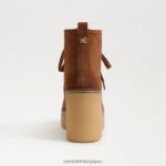jp Sam Edelman 女性 ショー レースアップ ブーティ フロンティアブラウン 4NFV0P844 履物 - Image 5