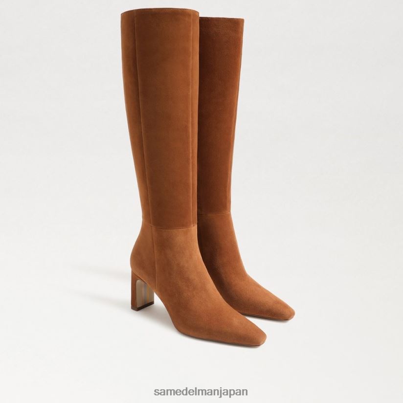 jp_sam_edelman_e5a5b3e680a7_e382b7e383abe38393e382a2e3838be383bce3838fe382a4e38396e383bce38384_e38395e383ade383b3e38386e382a3.jpg jp Sam Edelman 女性 シルビアニーハイブーツ フロンティアブラウン 4NFV0P748 履物 - Image 1