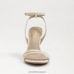 jp Sam Edelman 女性 ジェミーアンクルストラップヒール 磁器 4NFV0P673 履物 - Image 3
