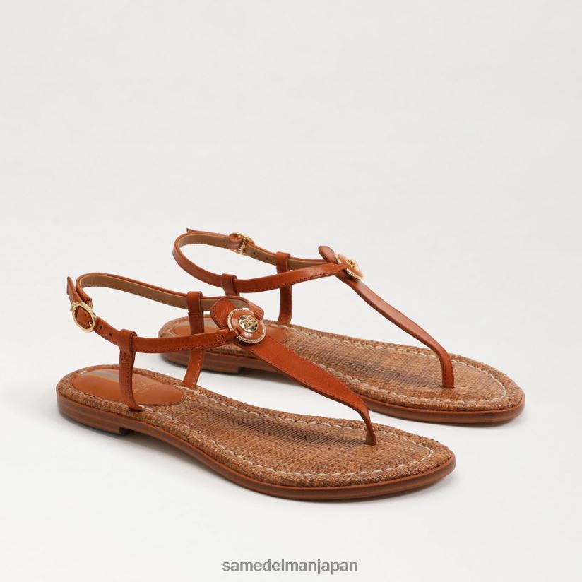 jp_sam_edelman_e5a5b3e680a7_e382b8e382b8_e382b7e382b0e3838de38383e38388_e38388e383b3e382b0_e382b5e383b3e38380e383ab_e382b5e383.jpg jp Sam Edelman 女性 ジジ シグネット トング サンダル サドル 4NFV0P559 履物 - Image 1