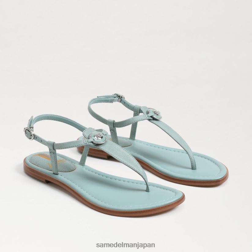jp_sam_edelman_e5a5b3e680a7_e382b8e382b8_e382b7e382b0e3838de38383e38388_e38388e383b3e382b0_e382b5e383b3e38380e383ab_e382bfe382.jpg jp Sam Edelman 女性 ジジ シグネット トング サンダル タイドブルー 4NFV0P556 履物 - Image 1