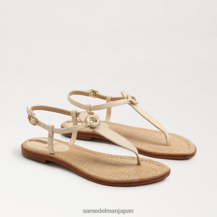 jp_sam_edelman_e5a5b3e680a7_e382b8e382b8_e382b7e382b0e3838de38383e38388_e38388e383b3e382b0_e382b5e383b3e38380e383ab_e383a2e383.jpg jp Sam Edelman 女性 ジジ シグネット トング サンダル モダンなアイボリー 4NFV0P558 履物 - Image 1