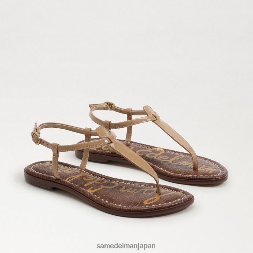 jp_sam_edelman_e5a5b3e680a7_e382b8e382b8_e38388e383b3e382b0_e382b5e383b3e38380e383ab_e382a2e383bce383a2e383b3e38389_4nfv0p233_e5b1.jpg jp Sam Edelman 女性 ジジ トング サンダル アーモンド 4NFV0P233 履物 - Image 1