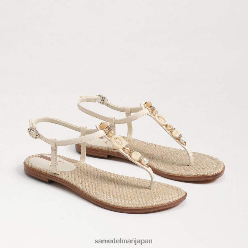 jp_sam_edelman_e5a5b3e680a7_e382b8e382b8_e383ace38388e383ad_e38388e383b3e382b0_e382b5e383b3e38380e383ab_e383a2e38380e383b3e381.jpg jp Sam Edelman 女性 ジジ レトロ トング サンダル モダンなアイボリー 4NFV0P496 履物 - Image 1