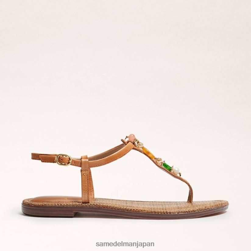 jp Sam Edelman 女性 ジジ レトロ トング サンダル 自然 4NFV0P495 履物 - Image 2