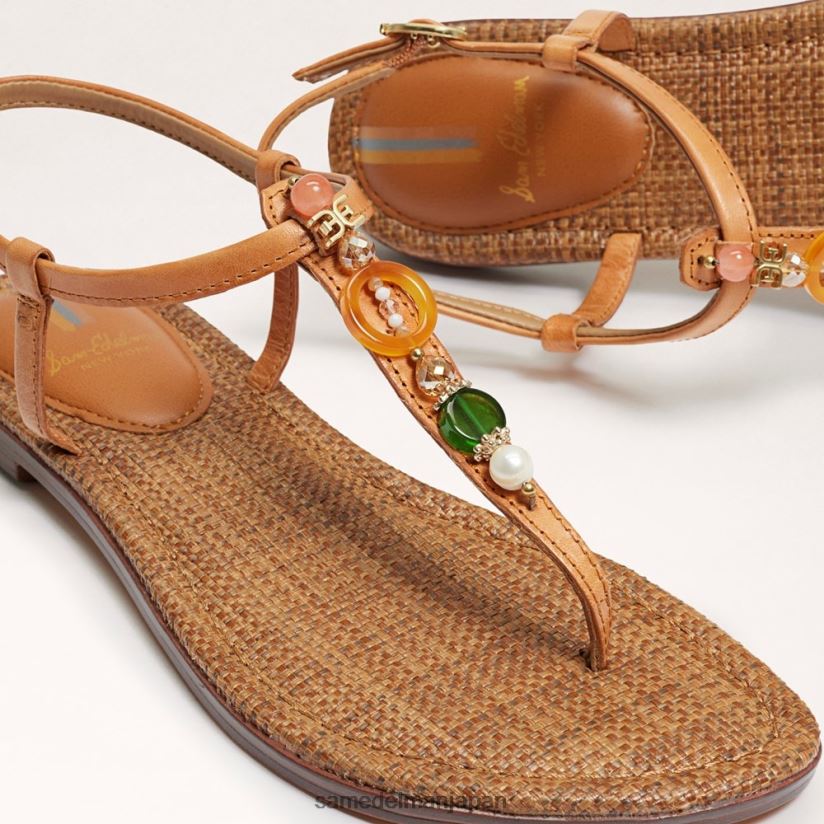 jp Sam Edelman 女性 ジジ レトロ トング サンダル 自然 4NFV0P495 履物 - Image 7