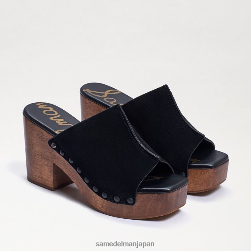 jp_sam_edelman_e5a5b3e680a7_e382b8e383a7e382bbe383aae383b3e383bbe383a9e38390_e9bb92e38184e382b9e382a8e383bce38389_4nfv0p640_e5b1a.jpg jp Sam Edelman 女性 ジョセリン・ラバ 黒いスエード 4NFV0P640 履物 - Image 1