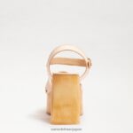 jp Sam Edelman 女性 スザンナ プラットフォーム ブロックヒール 象牙 4NFV0P568 履物 - Image 5