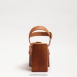 jp Sam Edelman 女性 スザンナ プラットフォーム ブロックヒール サドル 4NFV0P569 履物 - Image 5