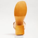 jp Sam Edelman 女性 スザンナ プラットフォーム ブロックヒール 象牙 4NFV0P568 履物 - Image 6