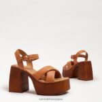 jp Sam Edelman 女性 スザンナ プラットフォーム ブロックヒール サドル 4NFV0P569 履物 - Image 7