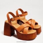 jp Sam Edelman 女性 スザンナ プラットフォーム ブロックヒール サドル 4NFV0P569 履物