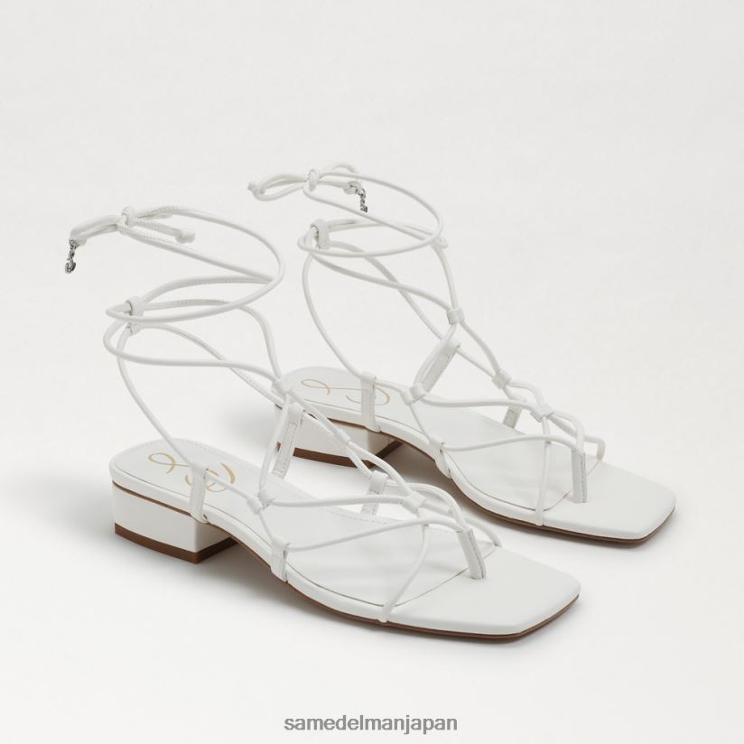 jp_sam_edelman_e5a5b3e680a7_e38380e38395e382a3e383bce382b5e383b3e38380e383ab_e6988ee3828be38184e799bde38184e99da9_4nfv0p422_e5b1a.jpg jp Sam Edelman 女性 ダフィーサンダル 明るい白い革 4NFV0P422 履物 - Image 1