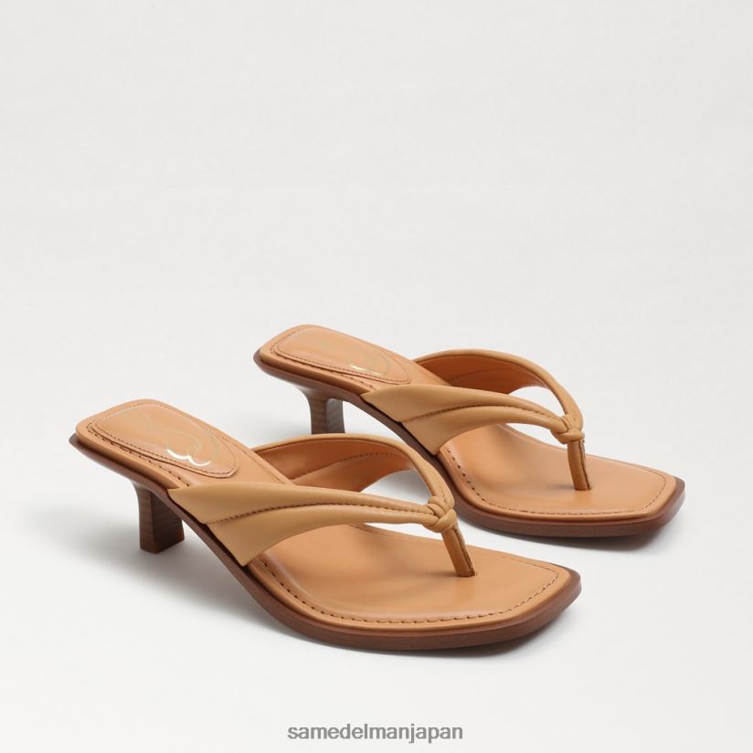 jp_sam_edelman_e5a5b3e680a7_e38380e38395e3838be383bc_e38388e383b3e382b0_e382b5e383b3e38380e383ab_e5a4a9e784b6e7a082e99da9_4nfv0p7.jpg jp Sam Edelman 女性 ダフニー トング サンダル 天然砂革 4NFV0P707 履物 - Image 1