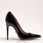 jp Sam Edelman 女性 ダンナ ポインテッドトゥ ヒール ブラックパテント 4NFV0P411 履物 - Image 2