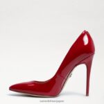 jp Sam Edelman 女性 ダンナ ポインテッドトゥ ヒール ルビーレッド 4NFV0P410 履物 - Image 4