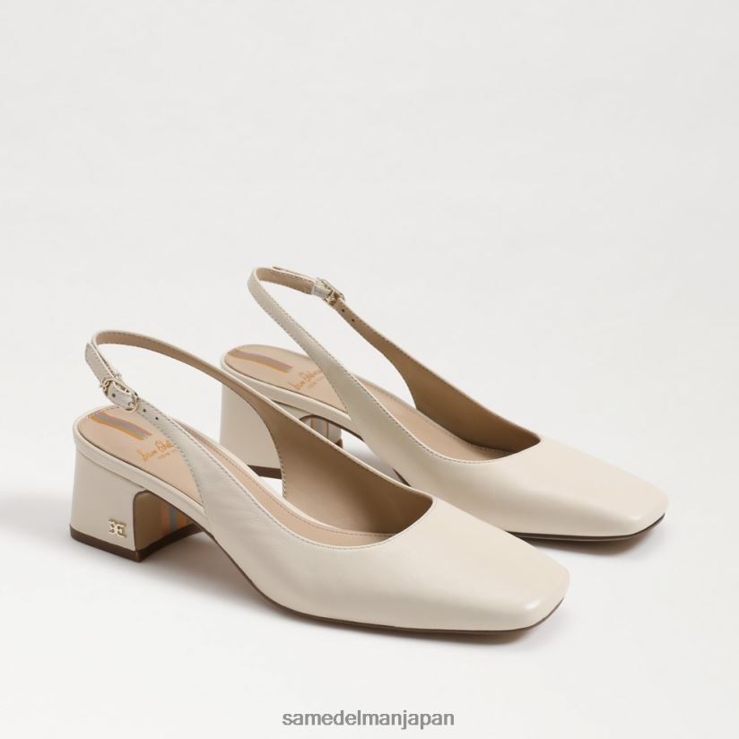 jp_sam_edelman_e5a5b3e680a7_e38386e383a9_e382b9e383aae383b3e382b0e38390e38383e382af_e382ade38388e382a5e383b3_e38392e383bce383a.jpg jp Sam Edelman 女性 テラ スリングバック キトゥン ヒール モダンなアイボリー 4NFV0P188 履物 - Image 1
