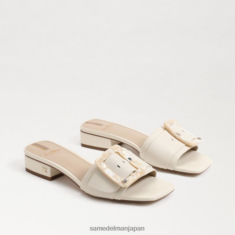 jp_sam_edelman_e5a5b3e680a7_e38387e382a3e383bce382b3e383b3_e382b9e383a9e382a4e38389_e382b5e383b3e38380e383ab_e383a2e38380e383b.jpg jp Sam Edelman 女性 ディーコン スライド サンダル モダンなアイボリー 4NFV0P417 履物 - Image 1