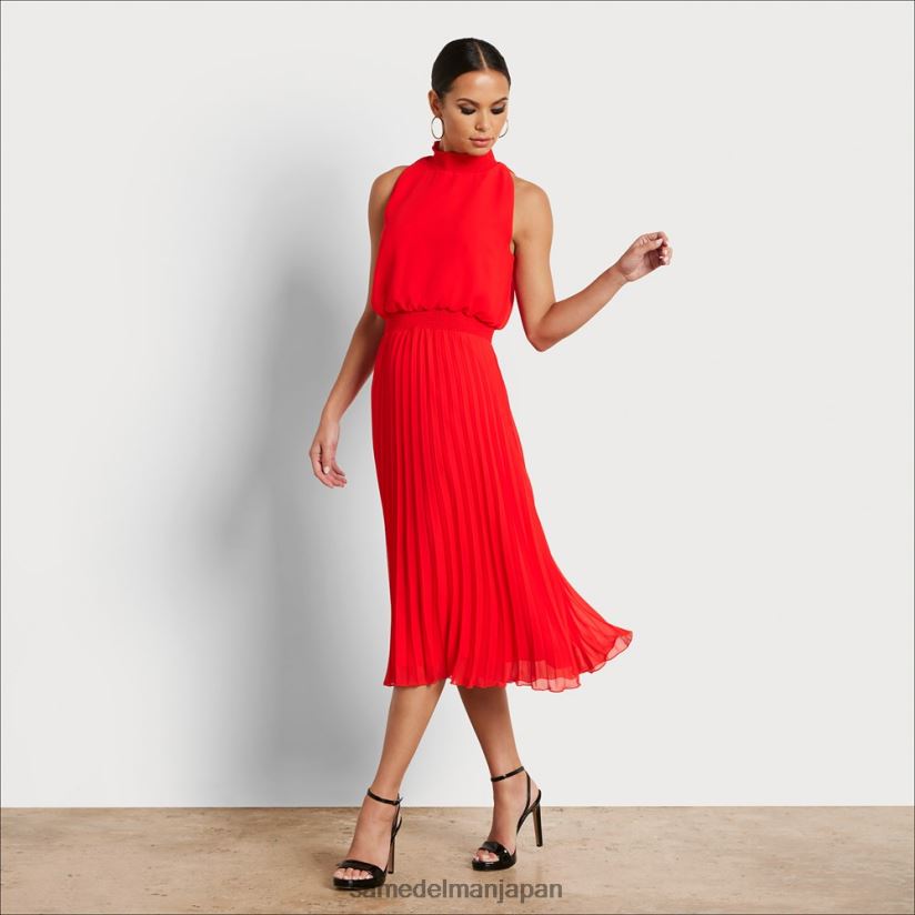 jp_sam_edelman_e5a5b3e680a7_e3838fe382a4e3838de38383e382afe3839fe38387e382a3e38389e383ace382b9_e382b3e383bce383a9e383ab_4nfv0p107.jpg jp Sam Edelman 女性 ハイネックミディドレス コーラル 4NFV0P1072 衣服 - Image 1