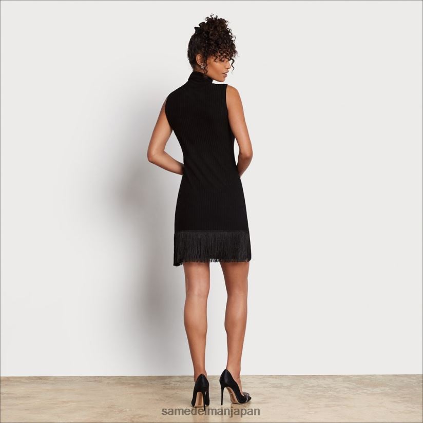 jp_sam_edelman_e5a5b3e680a7_e3838fe382a4e3838de38383e382afe3839fe3838be38389e383ace382b9_e9bb92_4nfv0p1132_e8a1a3e69c8d.jpg jp Sam Edelman 女性 ハイネックミニドレス 黒 4NFV0P1132 衣服 - Image 1
