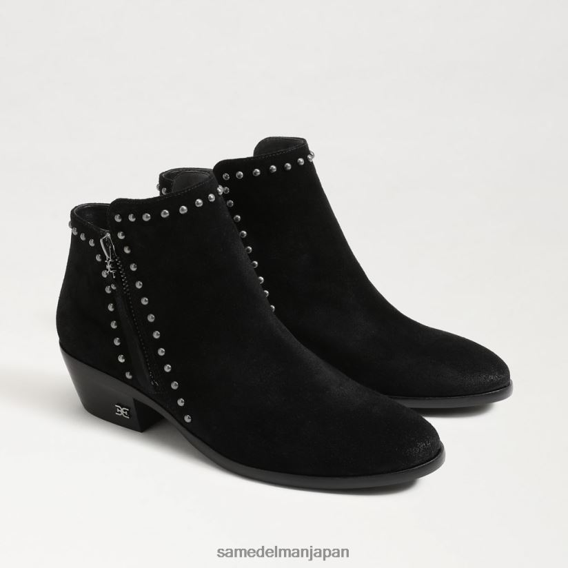 jp_sam_edelman_e5a5b3e680a7_e38391e382aae383a9_e382a2e383b3e382afe383abe38396e383bce38386e382a3_e9bb92e38184e382b9e382a8e383bc.jpg jp Sam Edelman 女性 パオラ アンクルブーティ 黒いスエード 4NFV0P792 履物 - Image 1