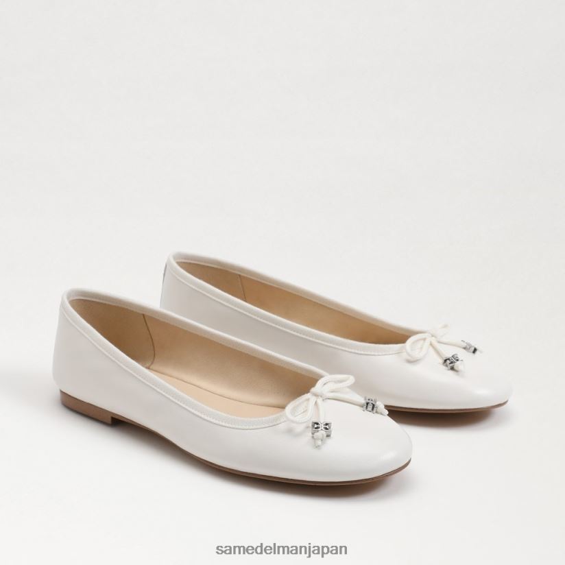 jp_sam_edelman_e5a5b3e680a7_e38395e382a7e383aae382b7e382a2_e383aae383a5e382afe382b9_e38390e383ace382a8_e38395e383a9e38383e3838.jpg jp Sam Edelman 女性 フェリシア リュクス バレエ フラット 明るい白色 4NFV0P287 履物 - Image 1