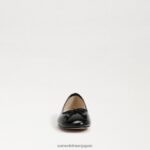 jp Sam Edelman 女性 フェリシア リュクス バレエ フラット ブラックパテント 4NFV0P294 履物 - Image 3