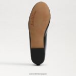 jp Sam Edelman 女性 フェリシア リュクス バレエ フラット ブラックパテント 4NFV0P294 履物 - Image 6