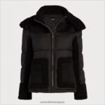 jp Sam Edelman 女性 フード付きショートフグ 黒 4NFV0P1161 衣服 - Image 5