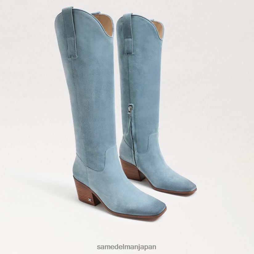 jp_sam_edelman_e5a5b3e680a7_e38396e383aae38386e383b3_e382a6e382a8e382b9e382bfe383b3_e38396e383bce38384_e382a2e382b9e3839ae383b.jpg jp Sam Edelman 女性 ブリテン ウエスタン ブーツ アスペンの空 4NFV0P813 履物 - Image 1
