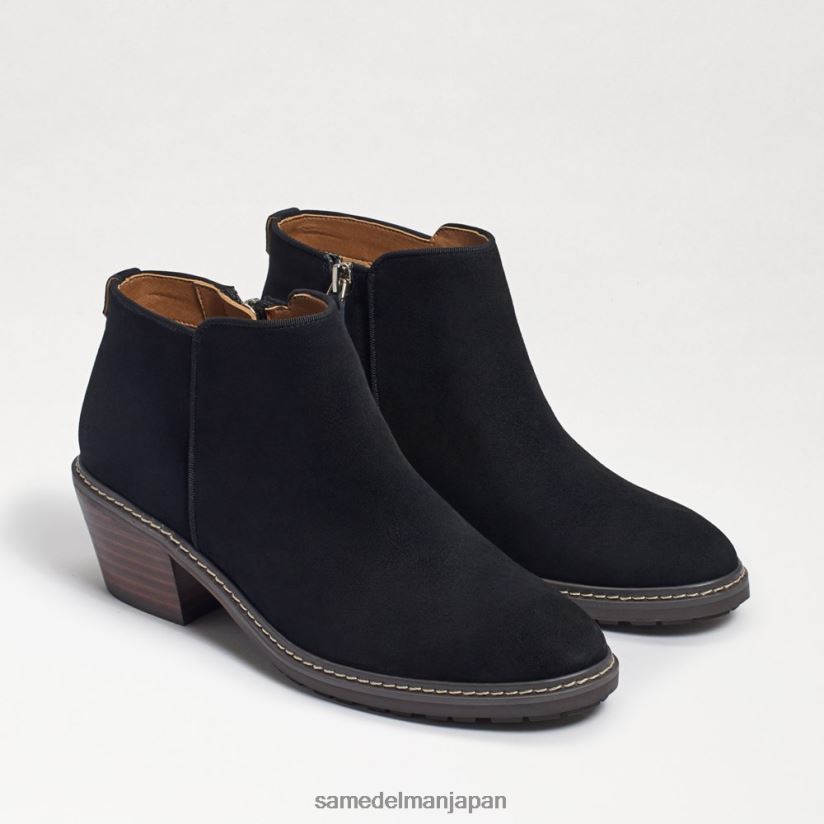 jp_sam_edelman_e5a5b3e680a7_e38397e383a9e382a4e382b9e382a2e383b3e382afe383abe38396e383bce38386e382a3_e9bb92e38184e382b9e382a8.jpg jp Sam Edelman 女性 プライスアンクルブーティ 黒いスエード 4NFV0P376 履物 - Image 1