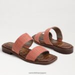 jp Sam Edelman 女性 ヘイディー スライド サンダル スタッコピンク 4NFV0P570 履物 - Image 7