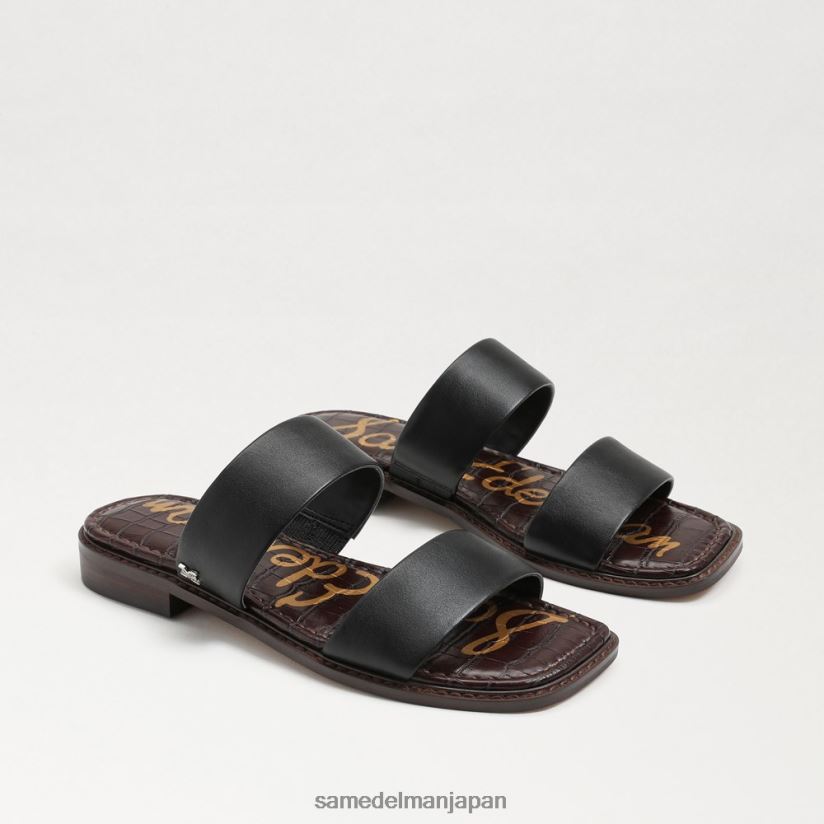 jp_sam_edelman_e5a5b3e680a7_e38398e382a4e38387e382a3e383bc_e382b9e383a9e382a4e38389_e382b5e383b3e38380e383ab_e9bb92e38184e99da.jpg jp Sam Edelman 女性 ヘイディー スライド サンダル 黒い革 4NFV0P572 履物 - Image 1