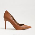 jp Sam Edelman 女性 ヘーゼル色のポインテッドトゥヒール サドル 4NFV0P153 履物 - Image 2