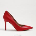 jp Sam Edelman 女性 ヘーゼル色のポインテッドトゥヒール パリジャンレッドレザー 4NFV0P137 履物 - Image 2