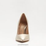 jp Sam Edelman 女性 ヘーゼル色のポインテッドトゥヒール ライトゴールドの革 4NFV0P147 履物 - Image 3