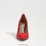 jp Sam Edelman 女性 ヘーゼル色のポインテッドトゥヒール パリジャンレッドレザー 4NFV0P137 履物 - Image 3