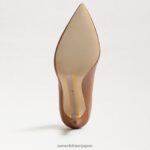 jp Sam Edelman 女性 ヘーゼル色のポインテッドトゥヒール サドル 4NFV0P153 履物 - Image 6
