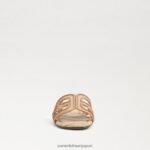 jp Sam Edelman 女性 ベイ マルチカラー スライド サンダル 天然マルチラフィア 4NFV0P591 履物 - Image 3