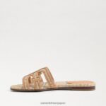 jp Sam Edelman 女性 ベイ マルチカラー スライド サンダル 天然マルチラフィア 4NFV0P591 履物 - Image 4