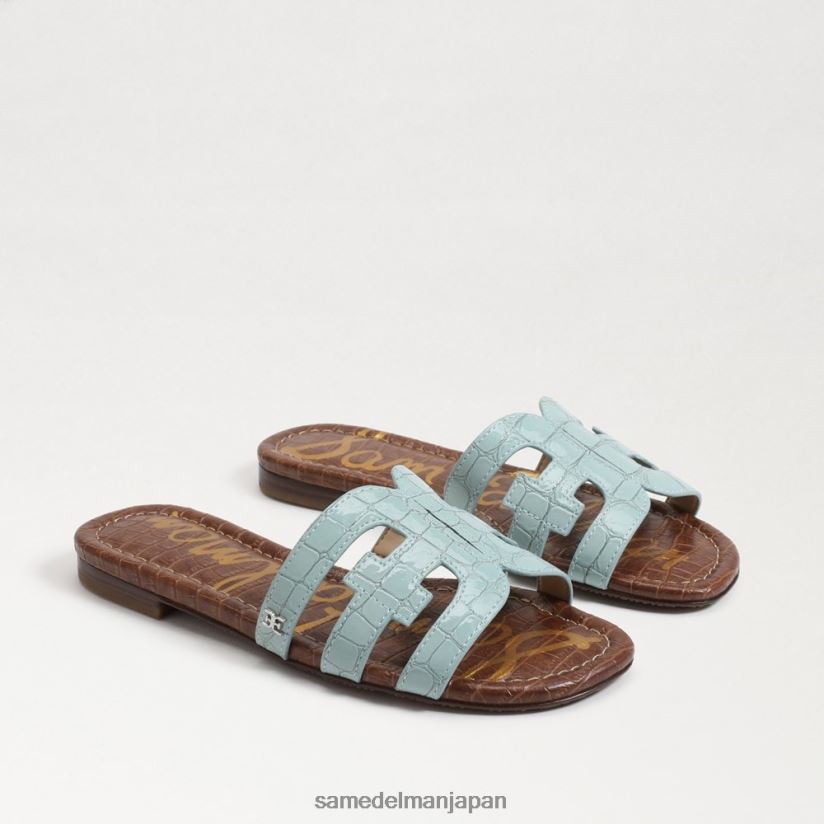 jp_sam_edelman_e5a5b3e680a7_e38399e382a4e382b9e383a9e382a4e38389e382b5e383b3e38380e383ab_e382b7e383bce38395e382a9e383bce383a0.jpg jp Sam Edelman 女性 ベイスライドサンダル シーフォームブルー 4NFV0P6 履物 - Image 1