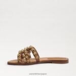 jp Sam Edelman 女性 ベイソレイユ スライドサンダル クオイオ 4NFV0P508 履物 - Image 4